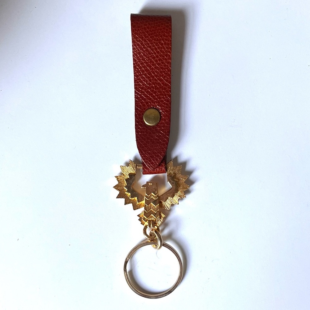 VINTAGE/NEW 🐦‍🔥PHOENIX + Leather KEYRING